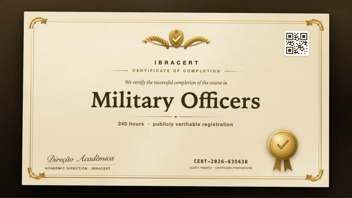 Cover of the Military Officers course