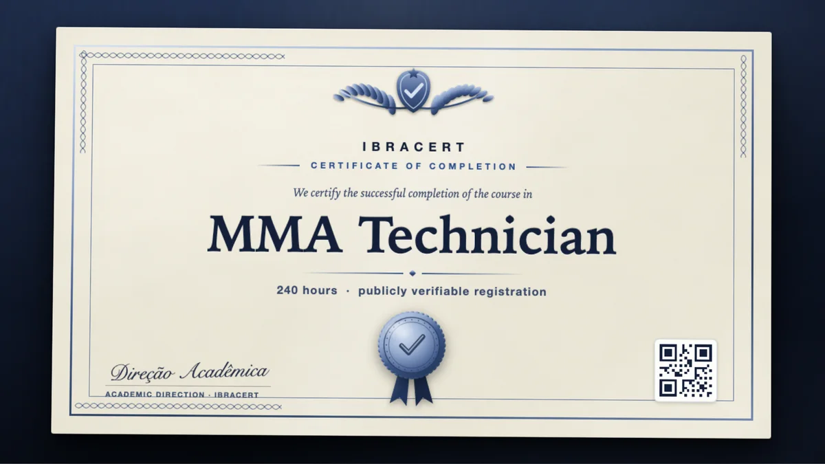 Cover of the MMA Technician course