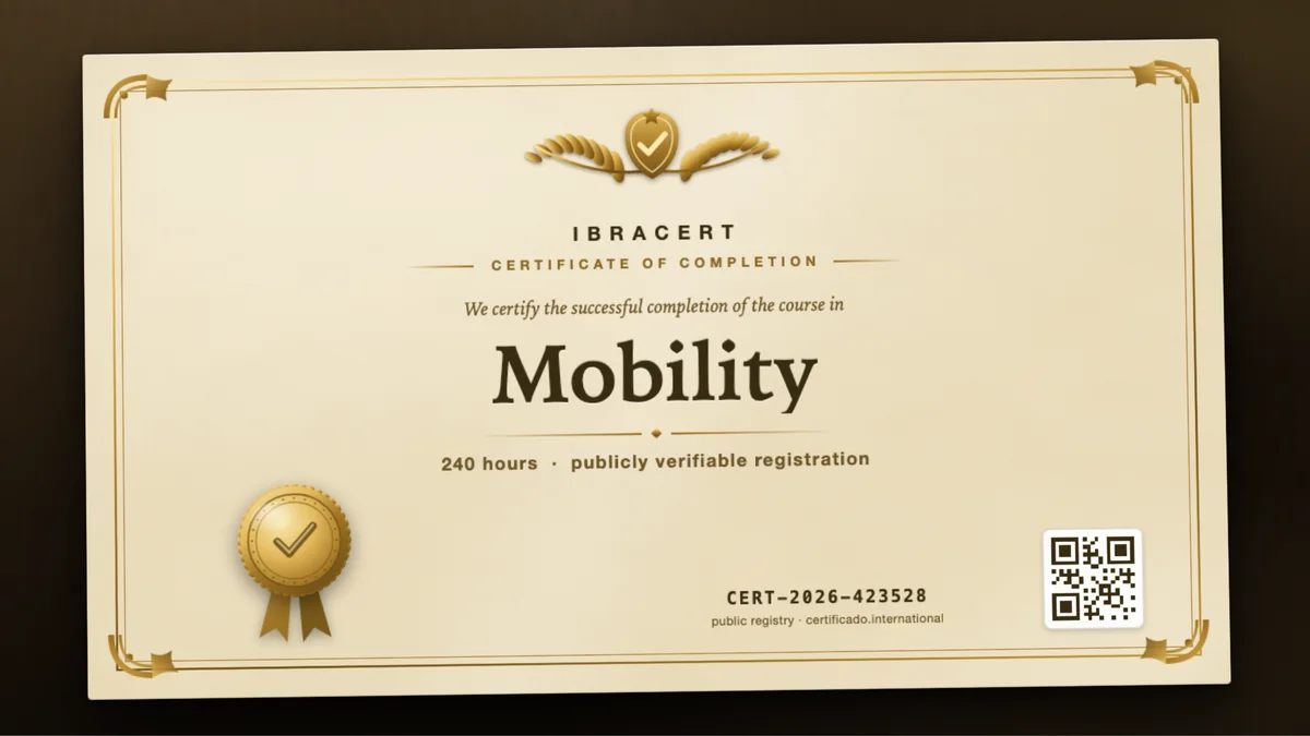 Cover of the Mobility course