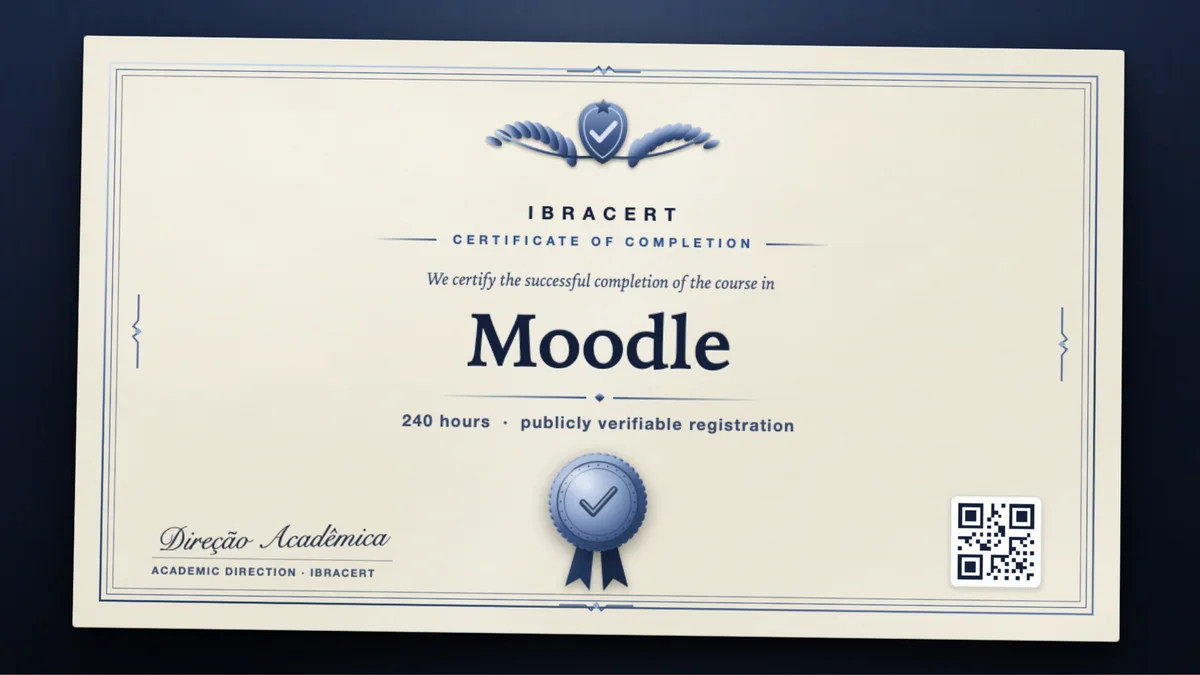 Cover of the Moodle course