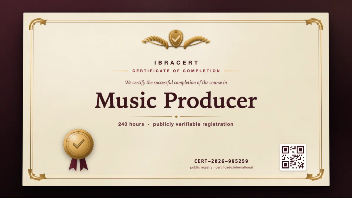 Cover of the Music Producer course