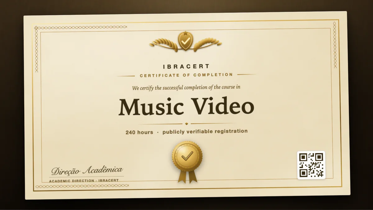 Cover of the Music Video course