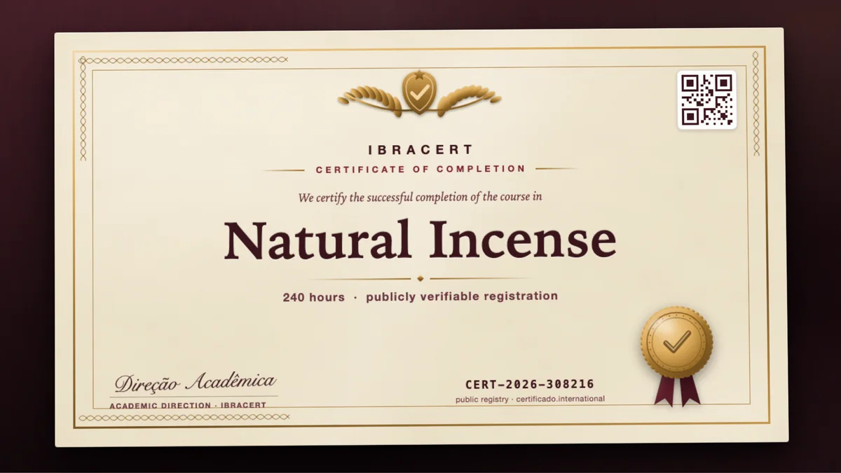 Cover of the Natural Incense course