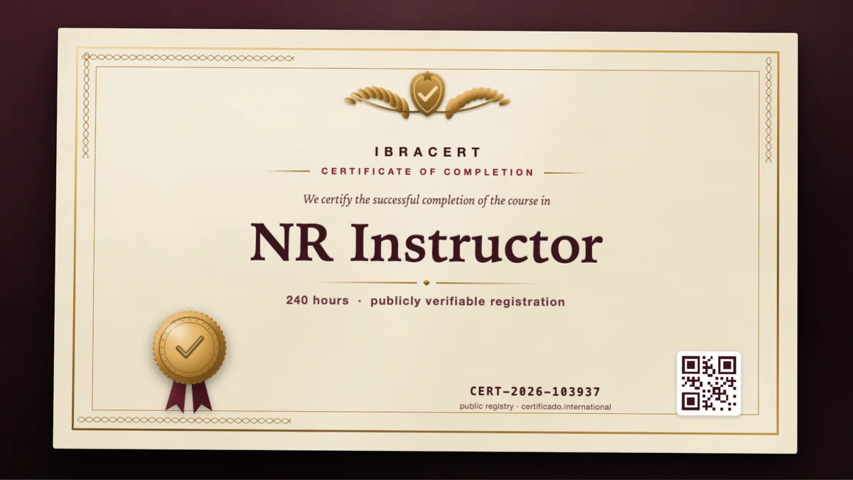 Cover of the NR Instructor course