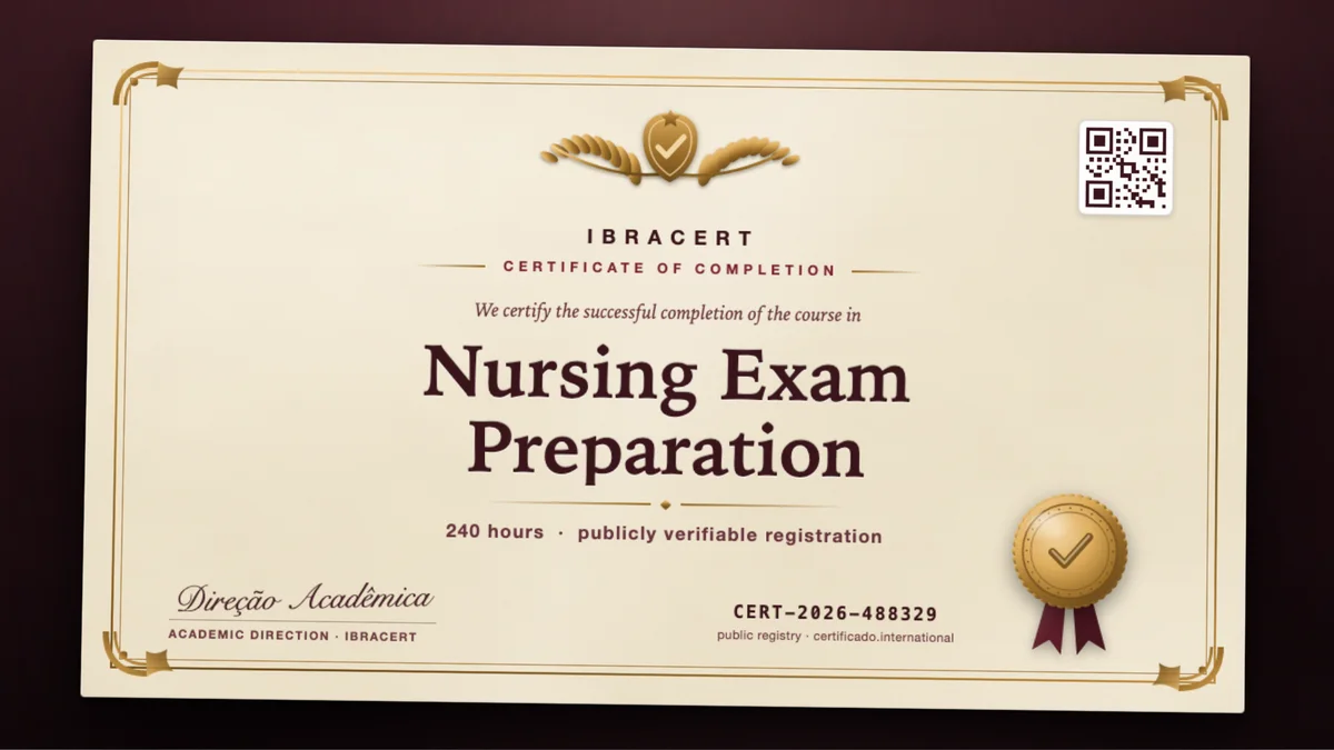 Cover of the Nursing Exam Preparation course