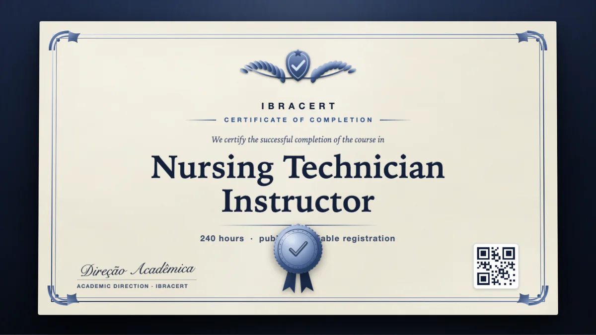 Cover of the Nursing Technician Instructor course