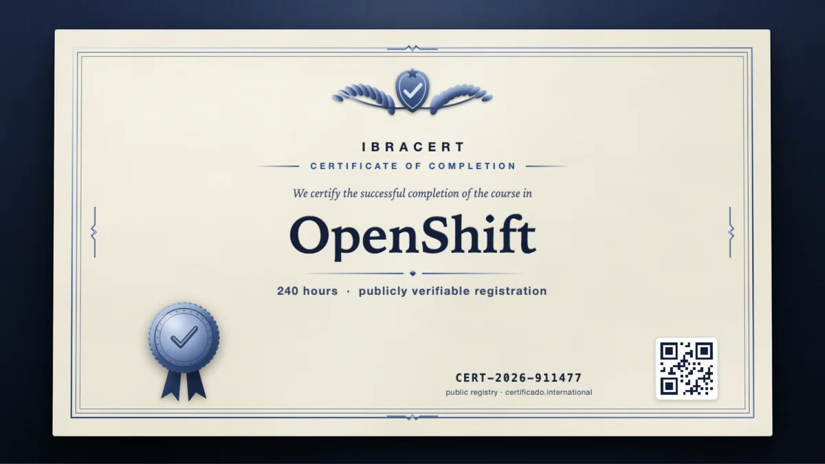 Cover of the OpenShift course
