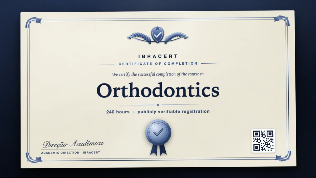 Cover of the Orthodontics course