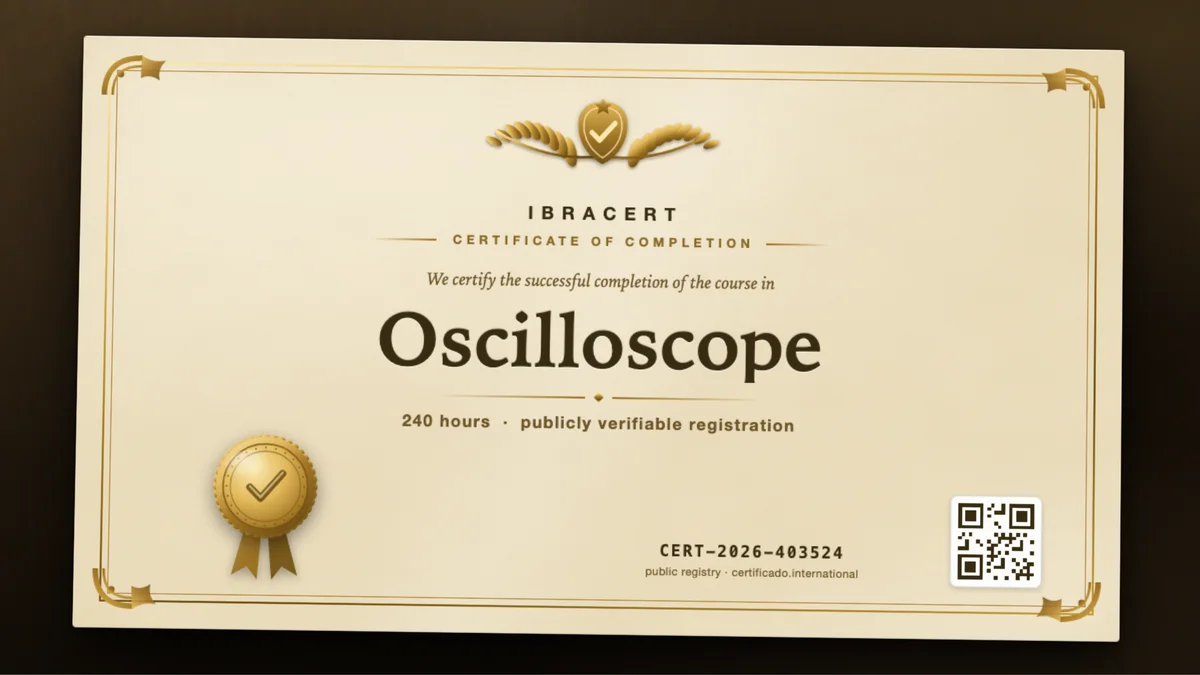Cover of the Oscilloscope course