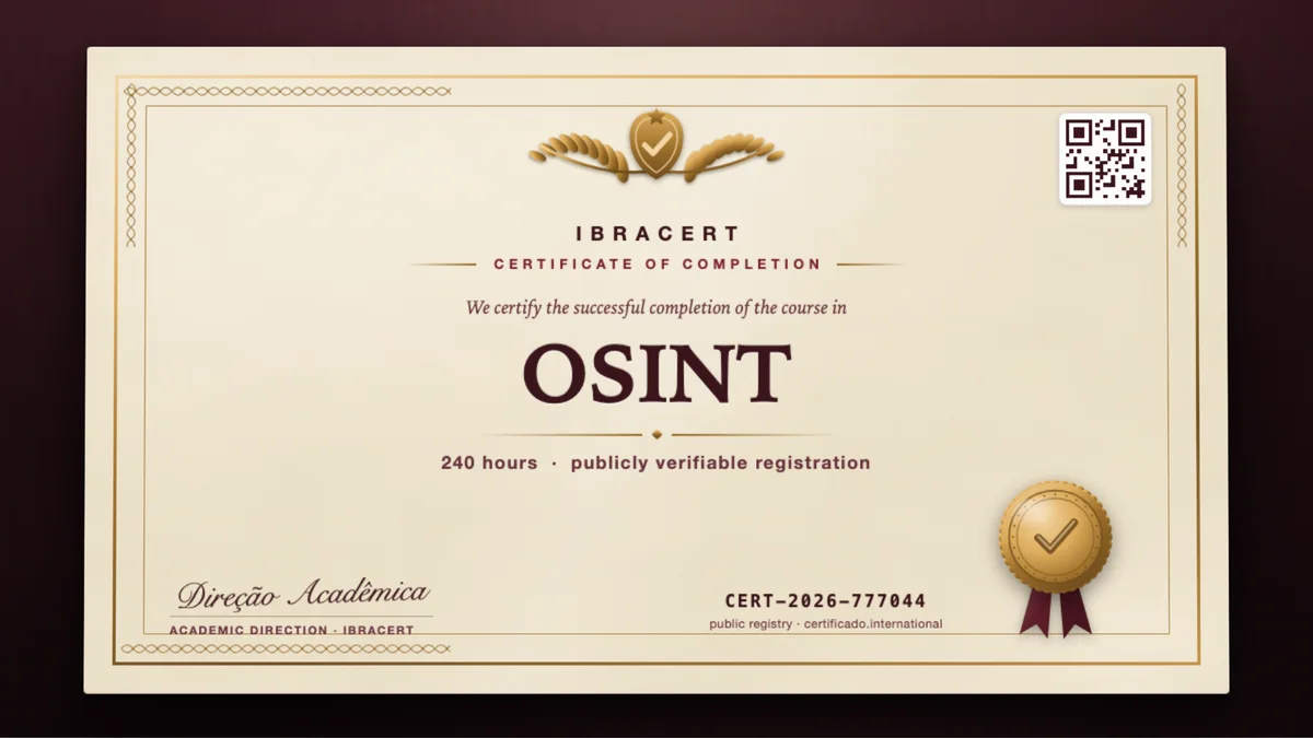 Cover of the OSINT course