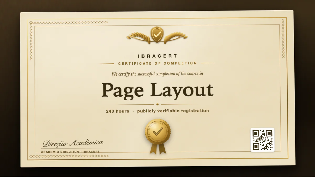 Cover of the Page Layout course