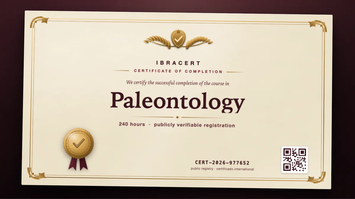 Cover of the Paleontology course