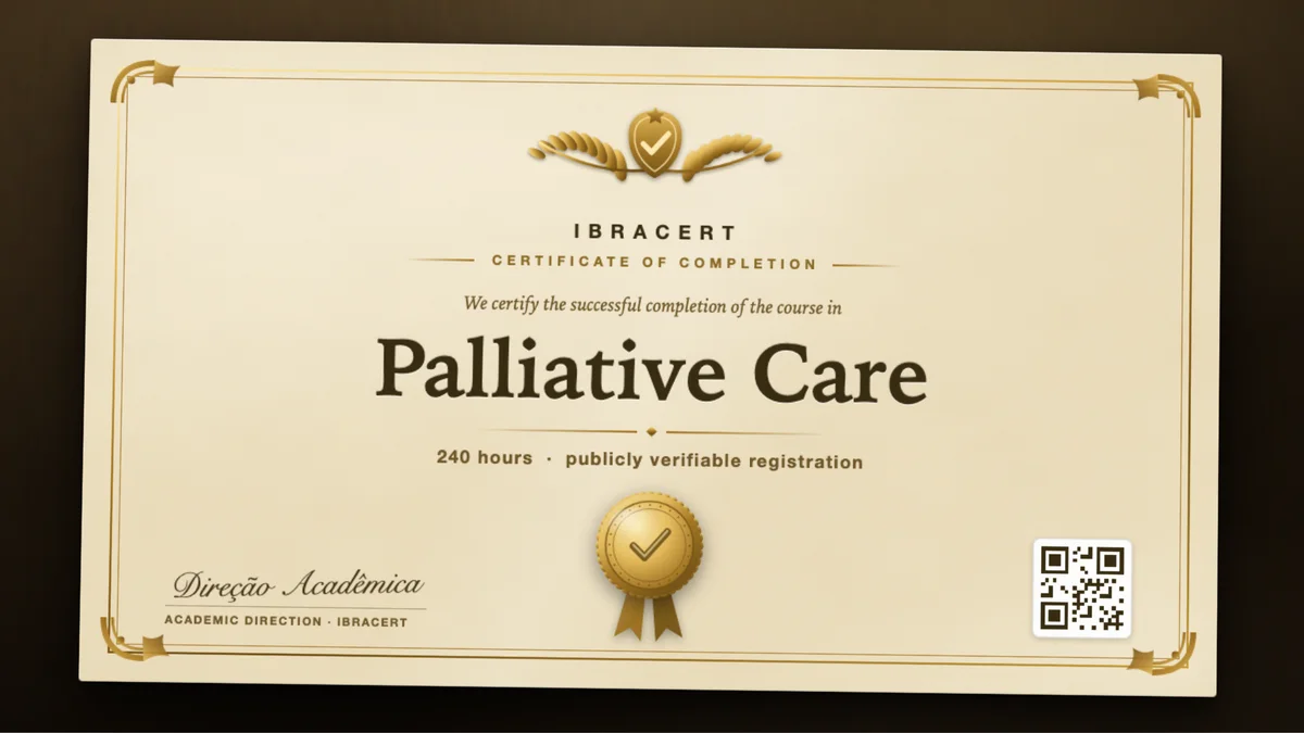 Cover of the Palliative Care course