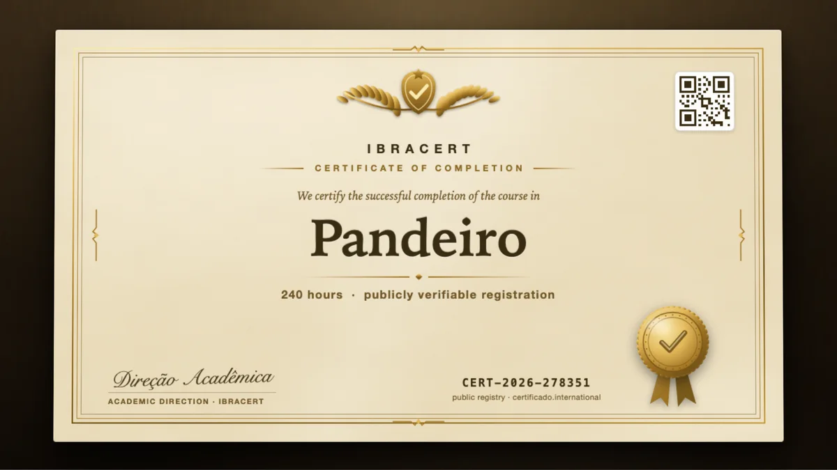 Cover of the Pandeiro course