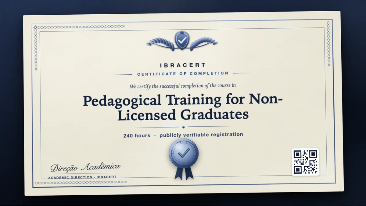 Cover of the Pedagogical Training for Non-Licensed Graduates course