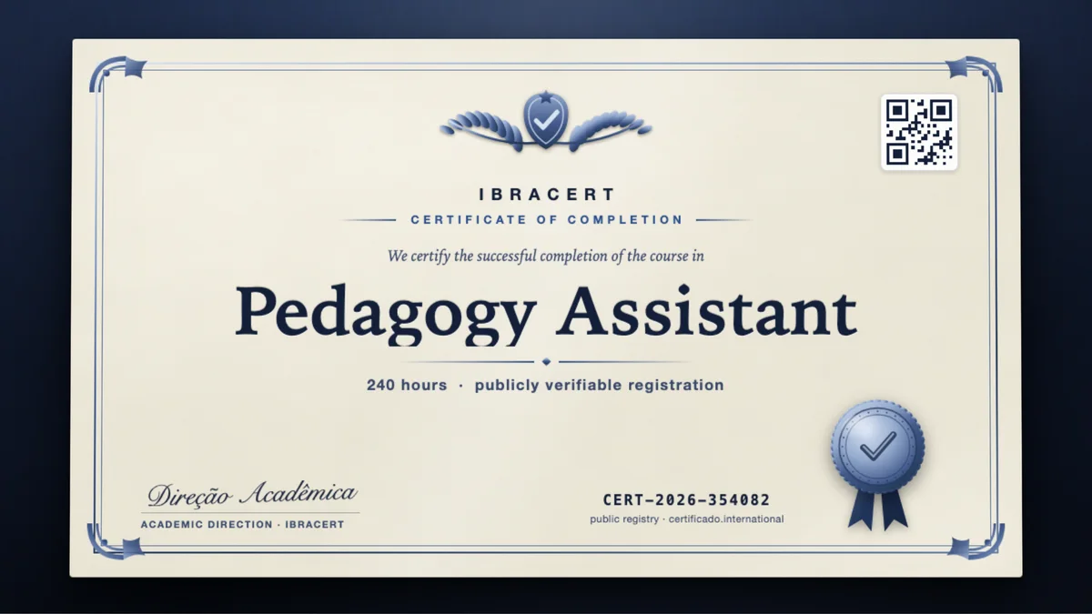 Cover of the Pedagogy Assistant course