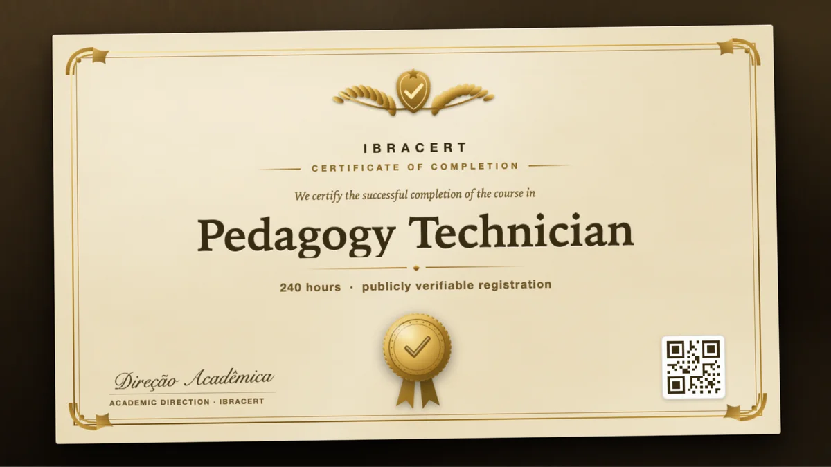 Cover of the Pedagogy Technician course