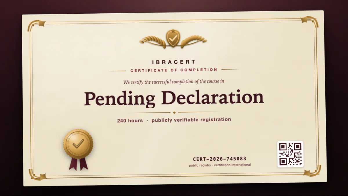 Cover of the Pending Declaration course