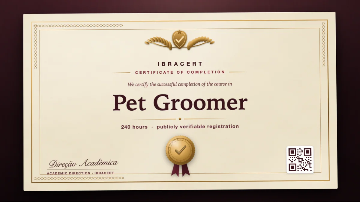 Cover of the Pet Groomer course