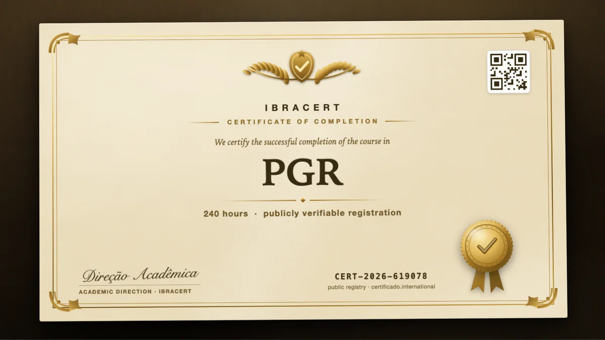 Cover of the PGR course