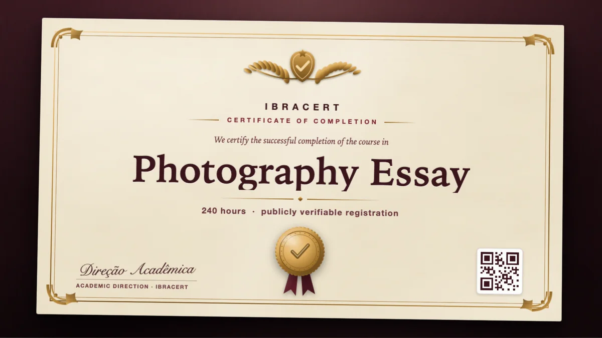 Cover of the Photography Essay course