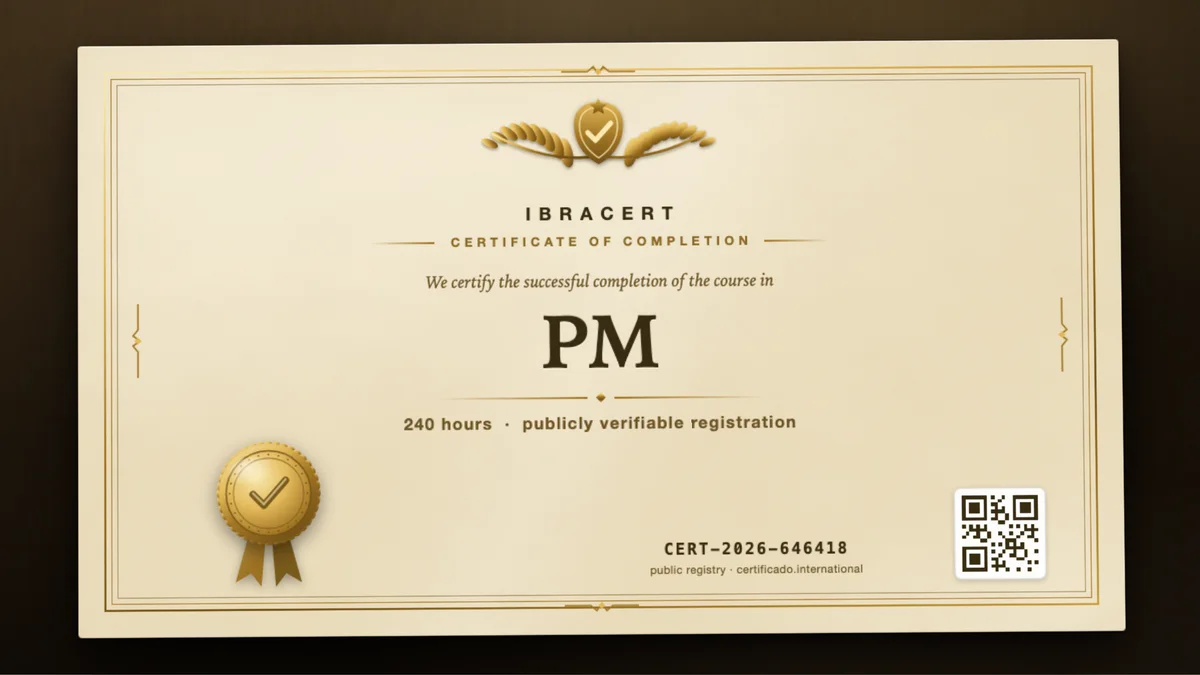 Cover of the PM course