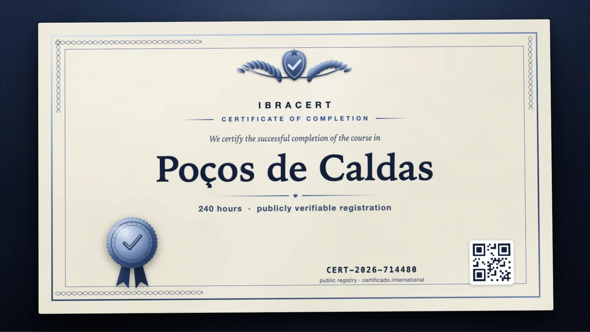 Cover of the Poços de Caldas course