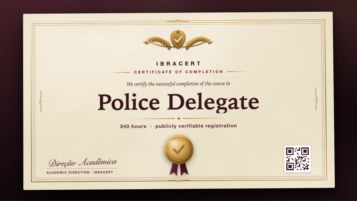 Cover of the Police Delegate course
