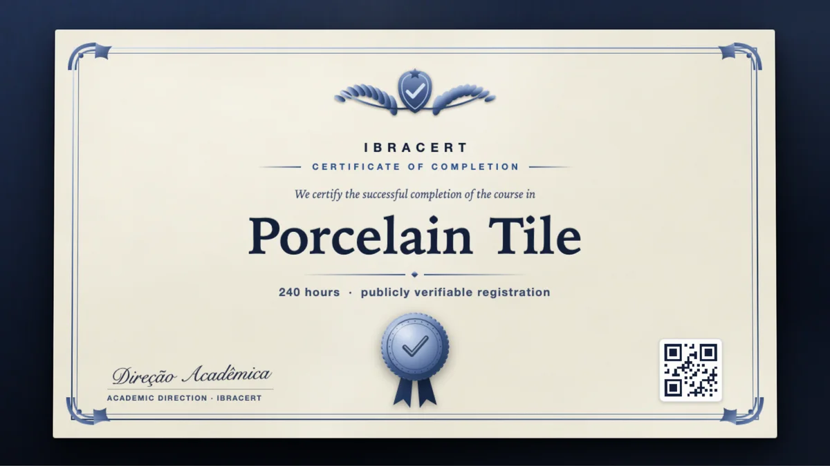 Cover of the Porcelain Tile course