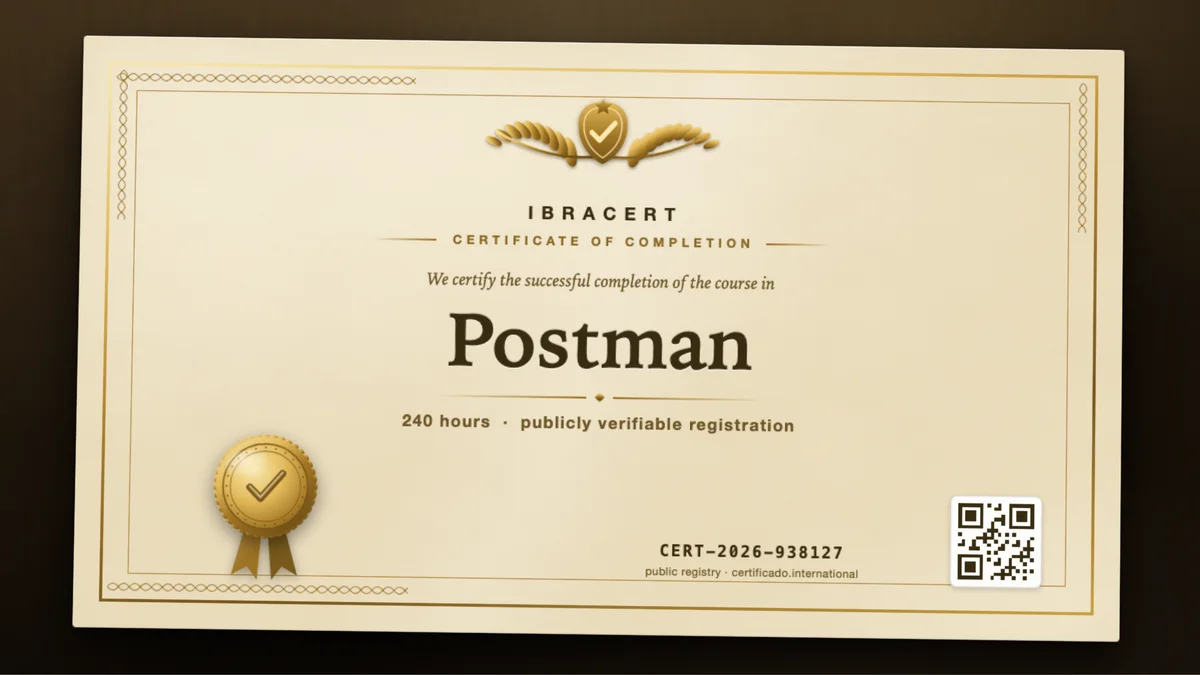Cover of the Postman course