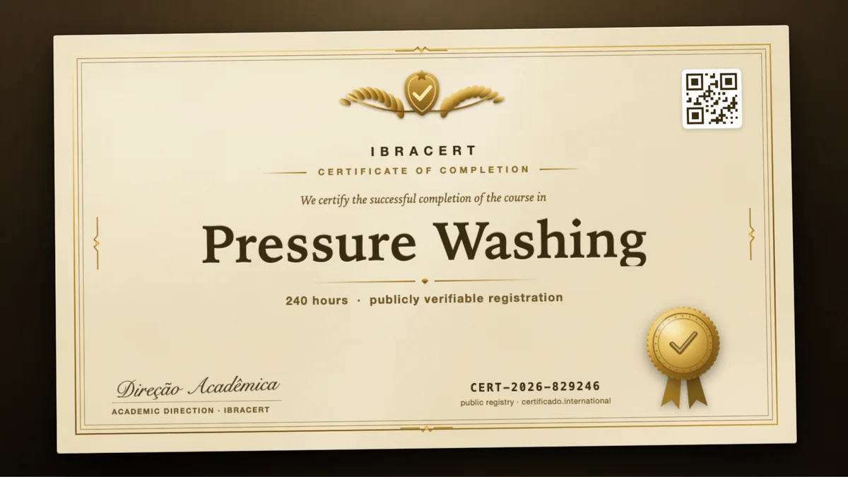 Cover of the Pressure Washing course
