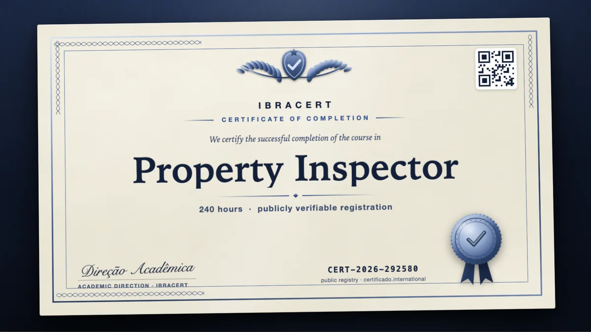 Cover of the Property Inspector course