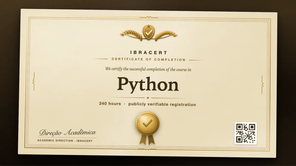 Cover of the Python course
