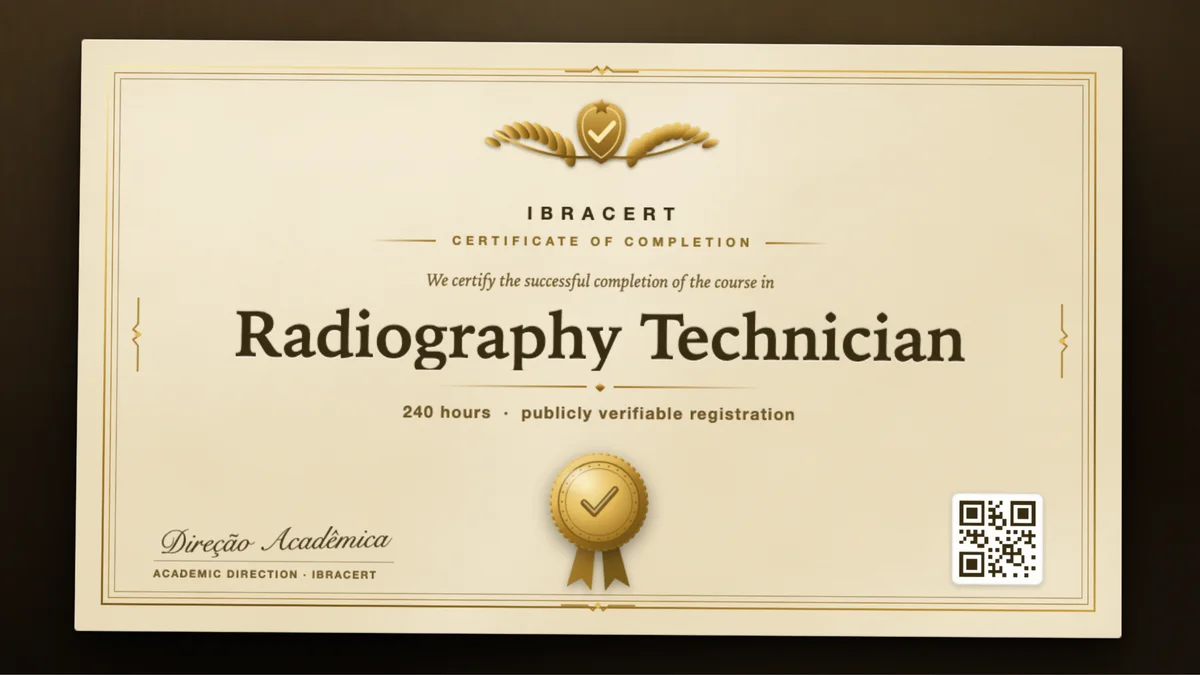 Cover of the Radiography Technician course