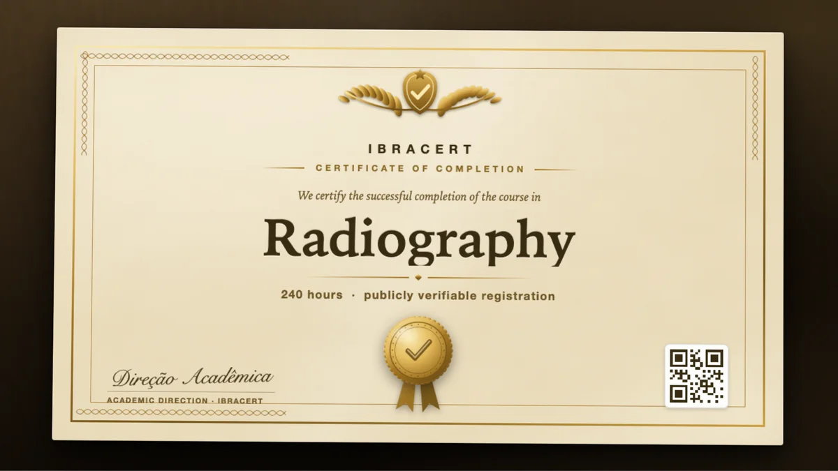 Cover of the Radiography course