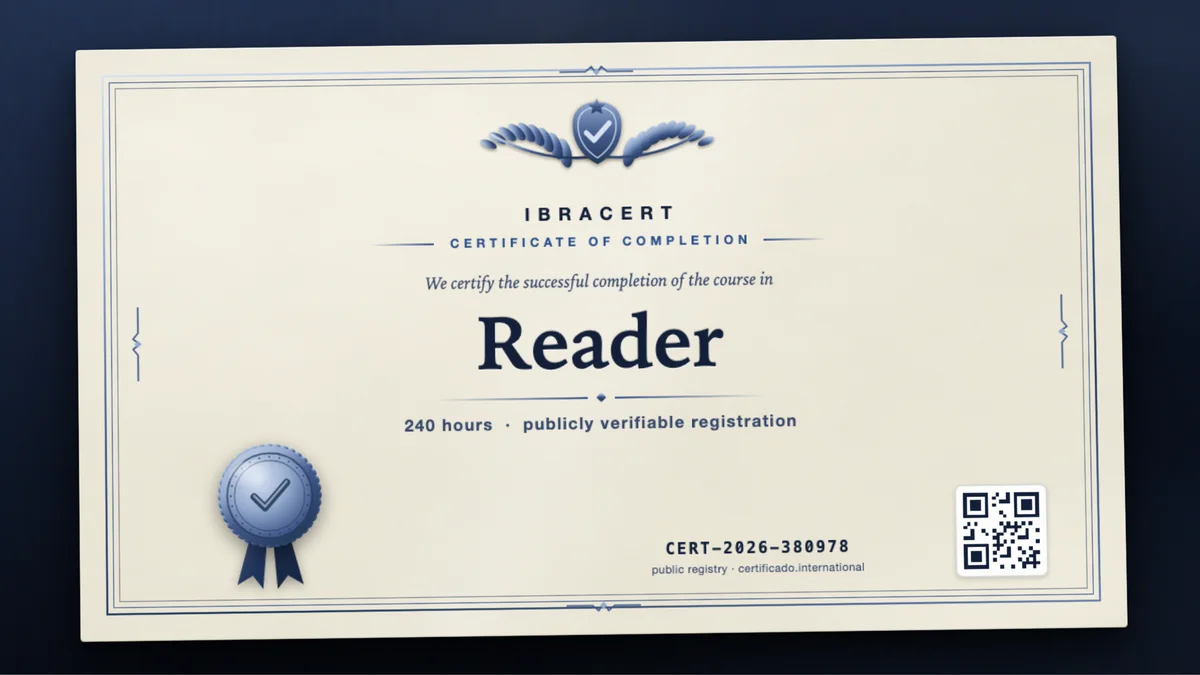 Cover of the Reader course