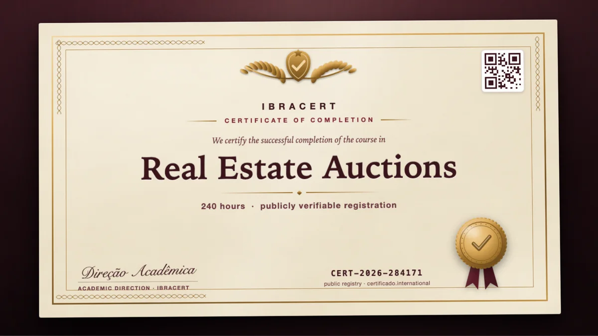 Cover of the Real Estate Auctions course