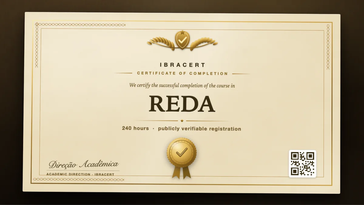 Cover of the REDA course