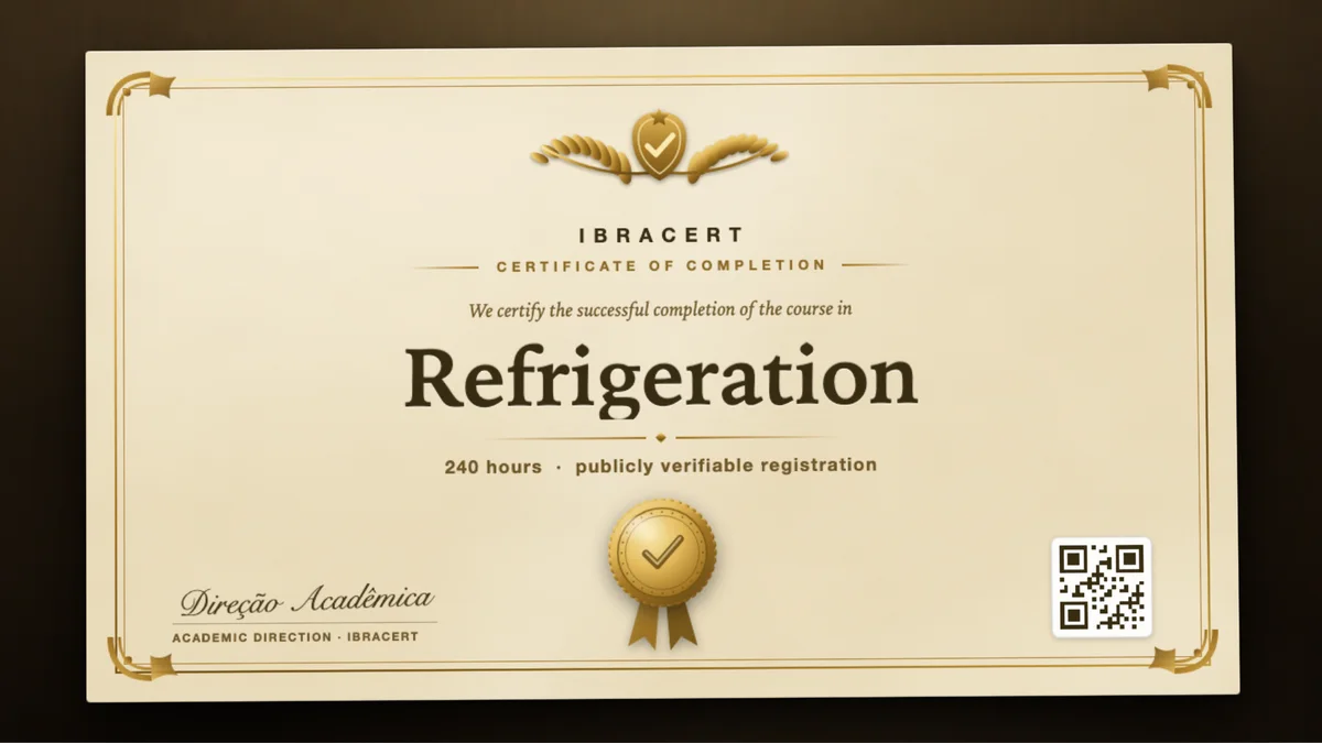 Cover of the Refrigeration course