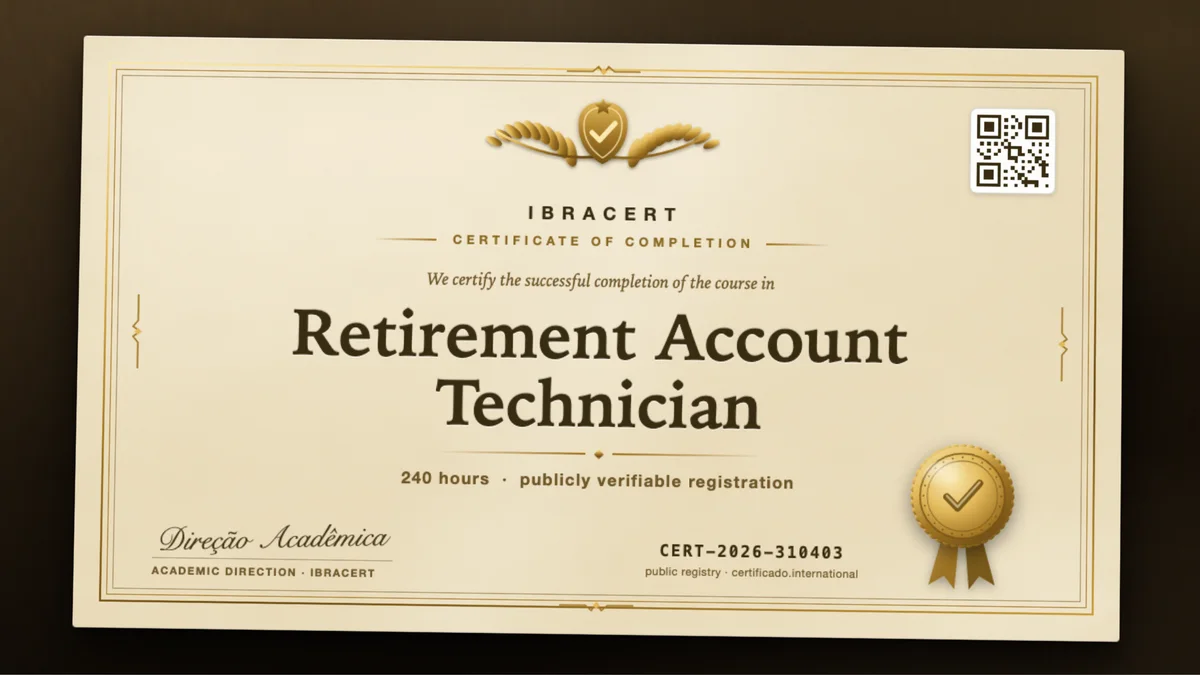 Cover of the Retirement Account Technician course