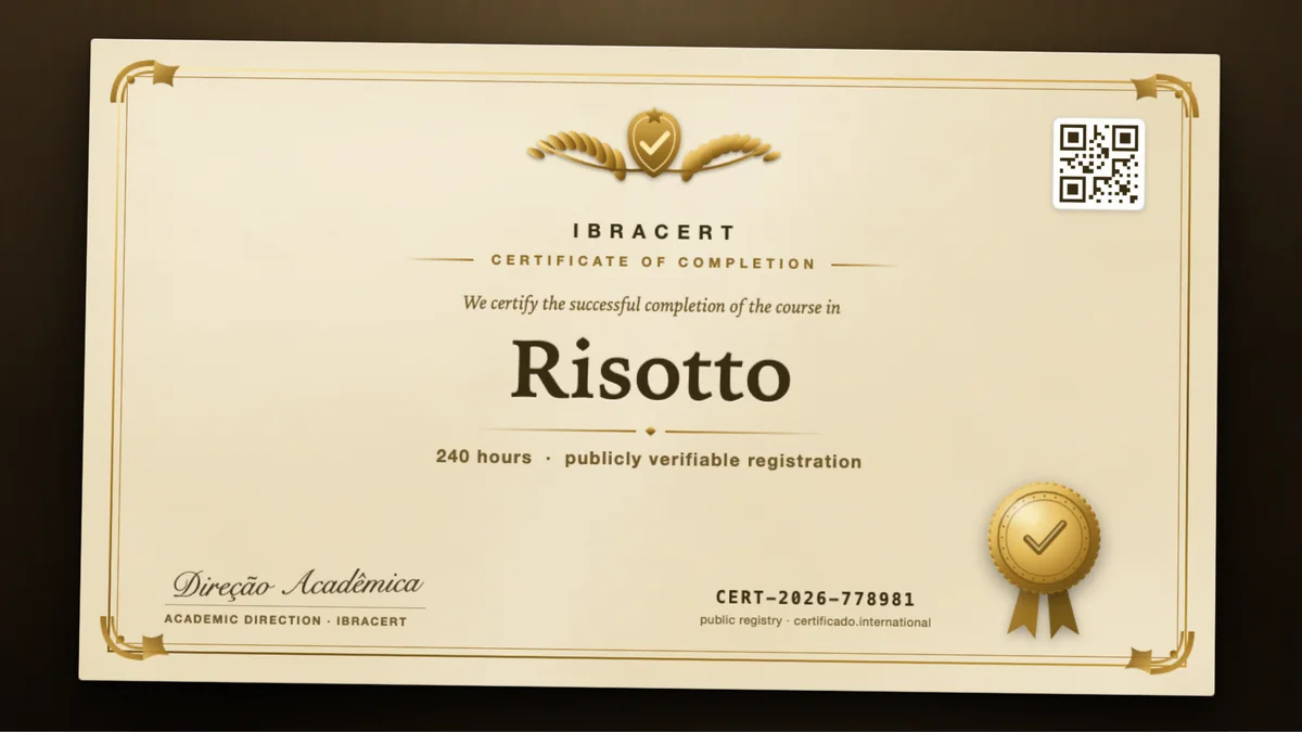 Cover of the Risotto course
