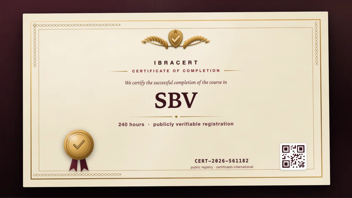 Cover of the SBV course