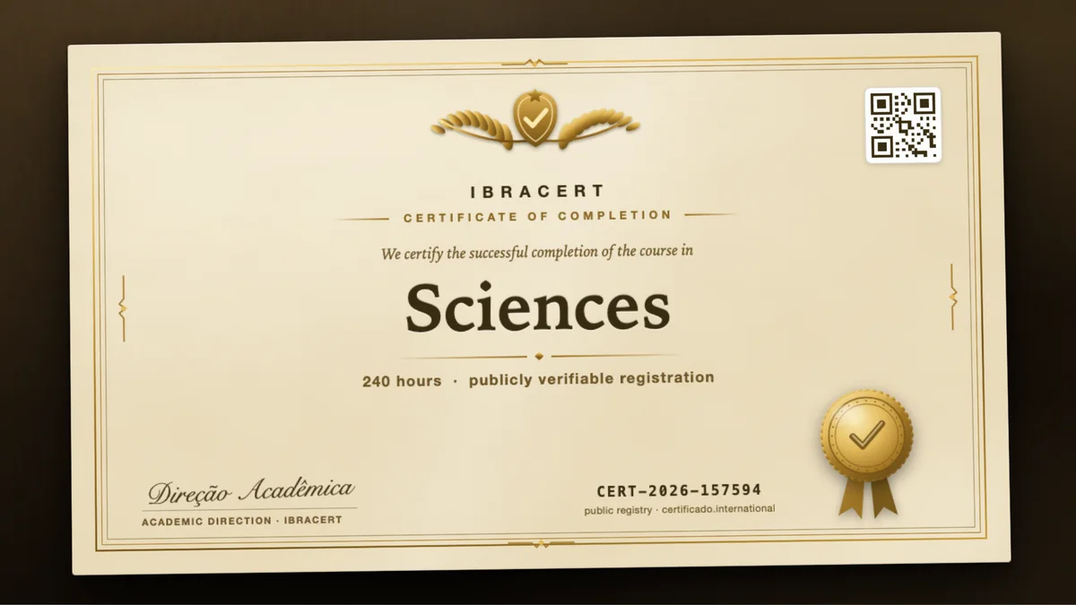 Cover of the Sciences course