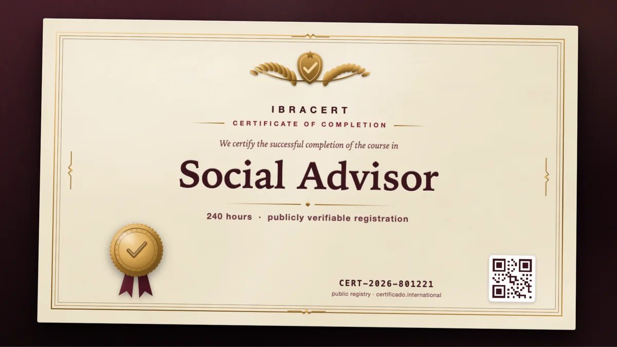 Cover of the Social Advisor course