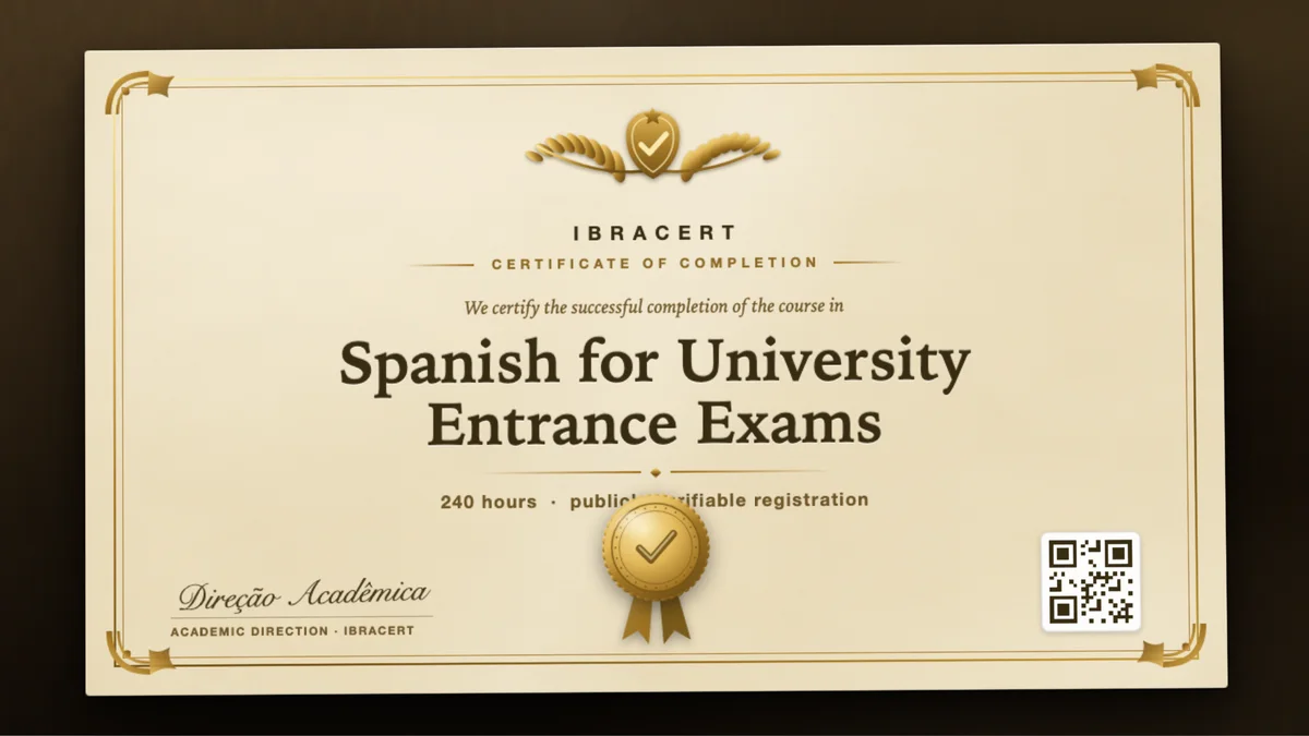 Cover of the Spanish for University Entrance Exams course