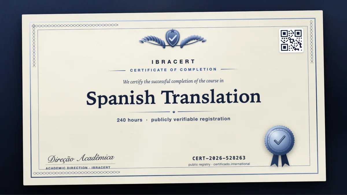 Cover of the Spanish Translation course