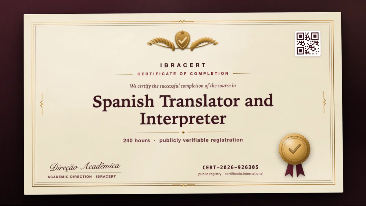 Cover of the Spanish Translator and Interpreter course