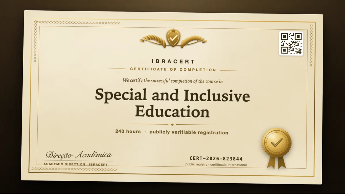 Cover of the Special and Inclusive Education course