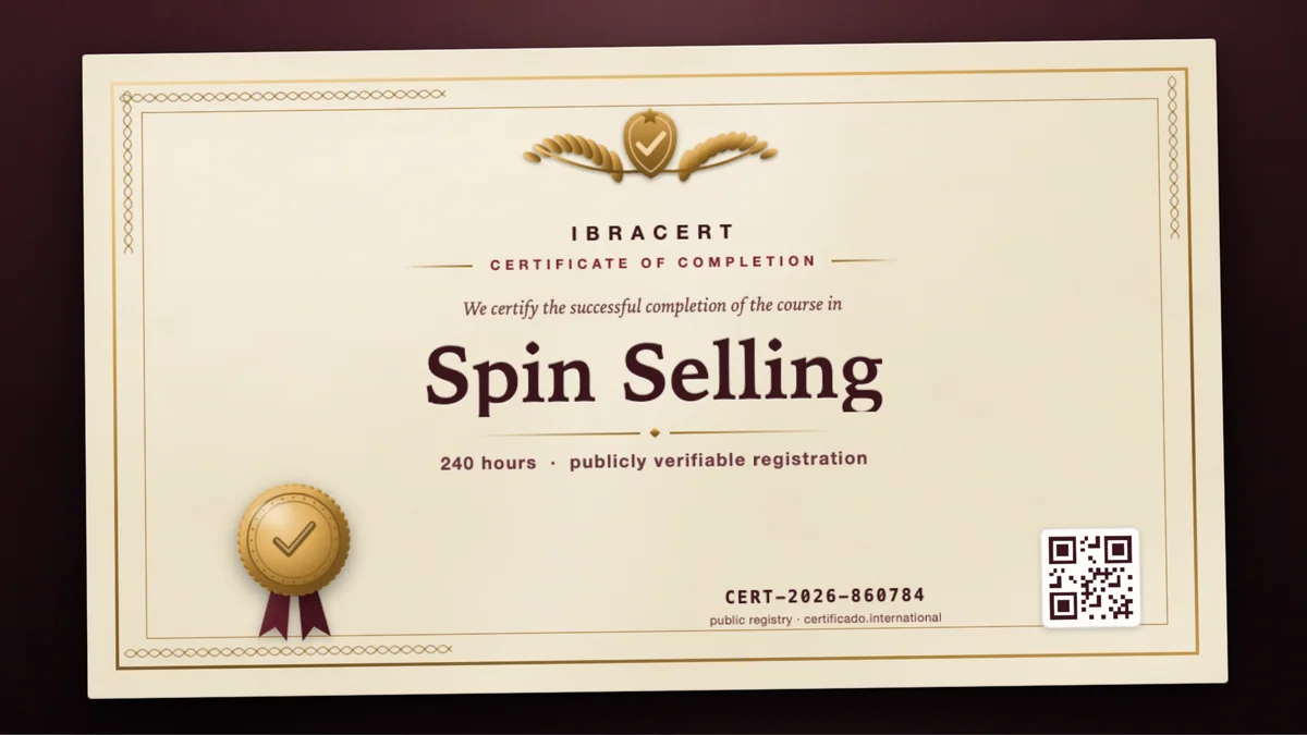 Cover of the Spin Selling course