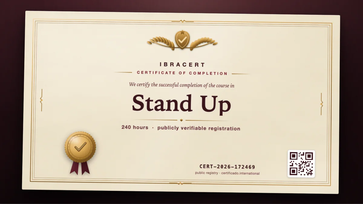Cover of the Stand Up course